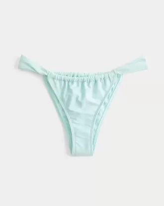 Cheekiest-Bikinihose mit hohem Beinausschnitt und breiten Trägern