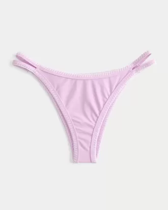 Cheekiest Bikinihose mit Riemchendesign und hohem Beinausschnitt