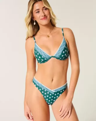 Cheekiest Bikinihose mit V-Taille und hohem Beinausschnitt