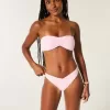 Cheeky-Bikinihose aus Jacquard mit hohem Beinausschnitt und V-Taille Cheeky-Bikinihose aus Jacquard mit hohem Beinausschnitt und V-Taille