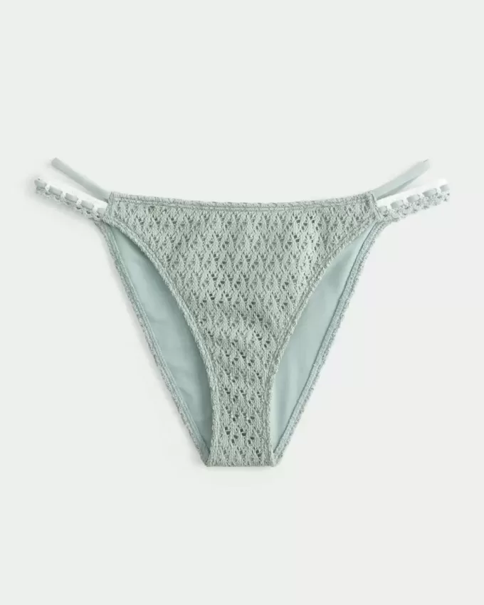 Cheeky-Bikinihose im Häkel-Stil Cheeky-Bikinihose im Häkel-Stil