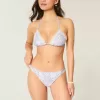 Cheeky-Bikinihose mit Häkelbesatz und Doppelträgern Cheeky-Bikinihose mit Häkelbesatz und Doppelträgern