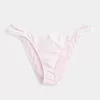 Cheeky-Bikinihose mit Häkelbesatz und Doppelträgern