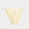 Cheeky-Bikinihose mit Häkelbesatz und Doppelträgern Cheeky-Bikinihose mit Häkelbesatz und Doppelträgern