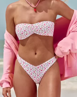 Cheeky-Bikinihose mit hohem Beinausschnitt