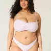 Cheeky-Bikinihose mit hohem Beinausschnitt
