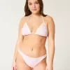 Cheeky-Bikinihose mit hohem Beinausschnitt und gemischtem Häkelmuster Cheeky-Bikinihose mit hohem Beinausschnitt und gemischtem Häkelmuster