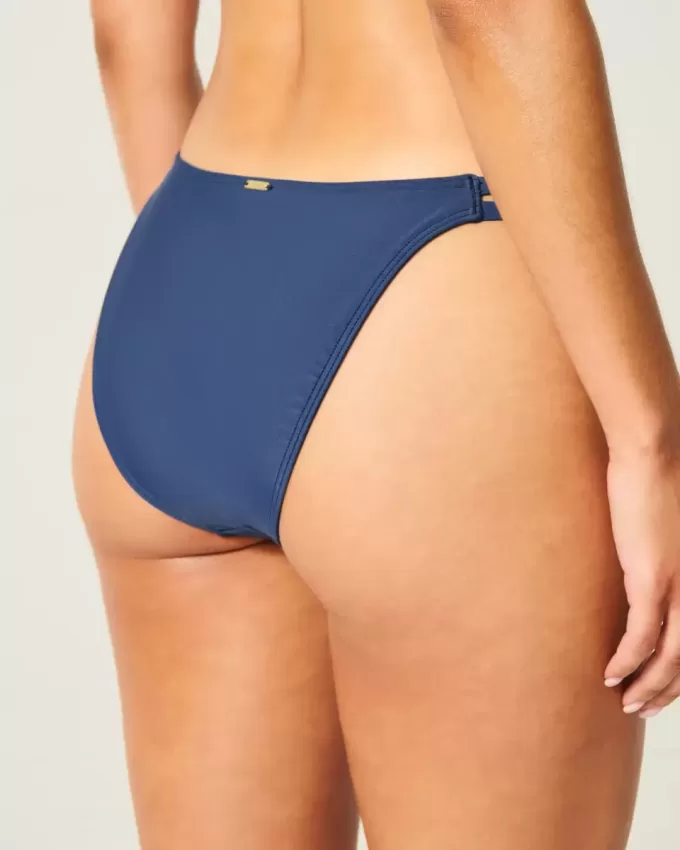 Cheeky-Bikinihose mit Perlen und Doppelträgern
