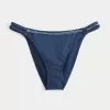Cheeky-Bikinihose mit Perlen und Doppelträgern