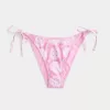 Cheeky-Bikinihose mit seitlicher Schnürung