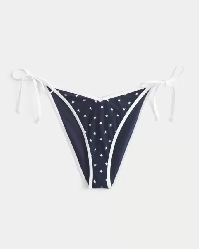 Cheeky-Bikinihose mit seitlicher Schnürung