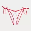Cheeky-Bikinihose mit seitlicher Schnürung