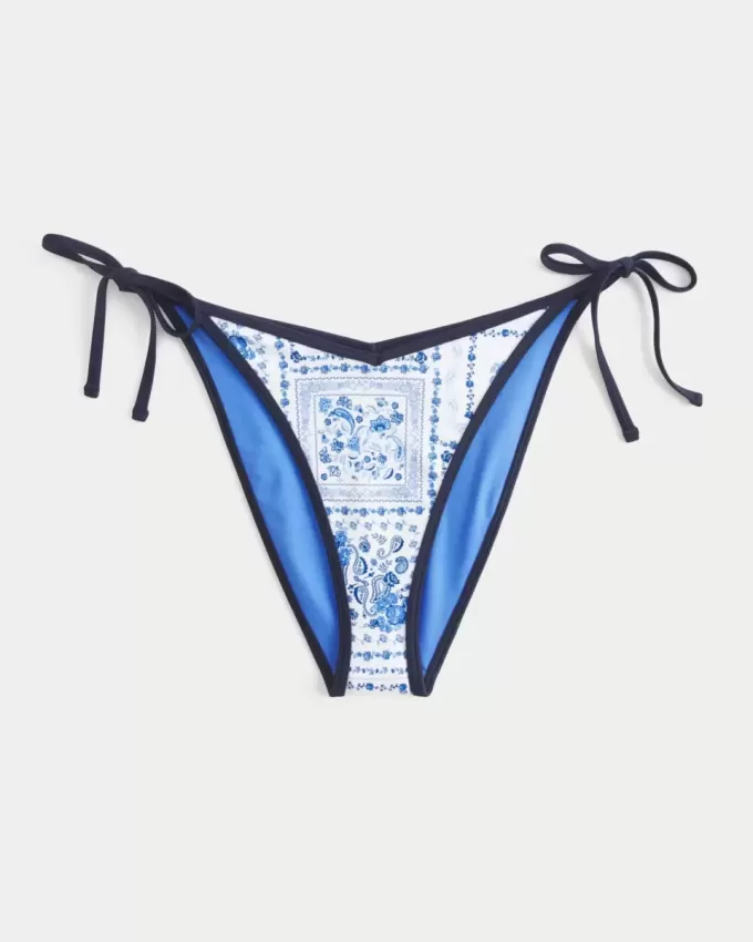 Cheeky-Bikinihose mit seitlicher Schnürung