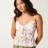 Chiffon-Camisole mit Rüschen Chiffon-Camisole mit Rüschen