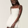 Chiffon-Skortkleid
