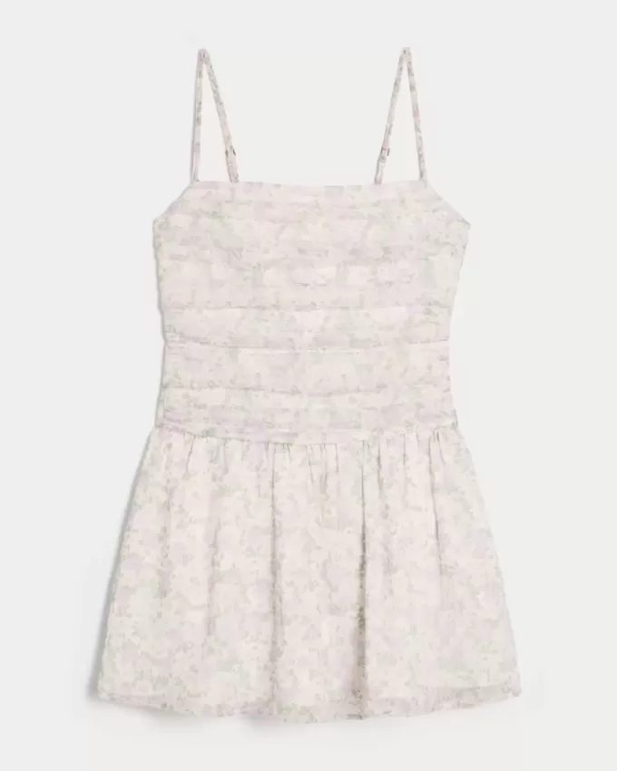 Chiffon-Skortkleid