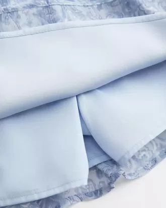 Chiffon-Skortkleid