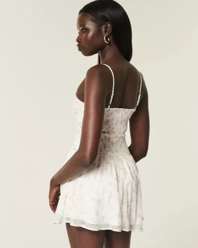 Chiffon-Skortkleid