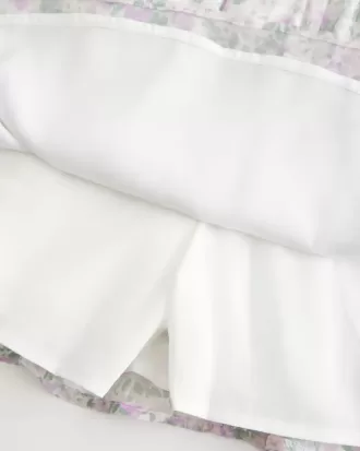 Chiffon-Skortkleid