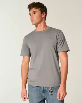Classic Fit Logo-Rundhals-T-Shirt