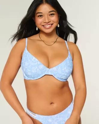 Curvy Bügel-Plunge-Bikinioberteil