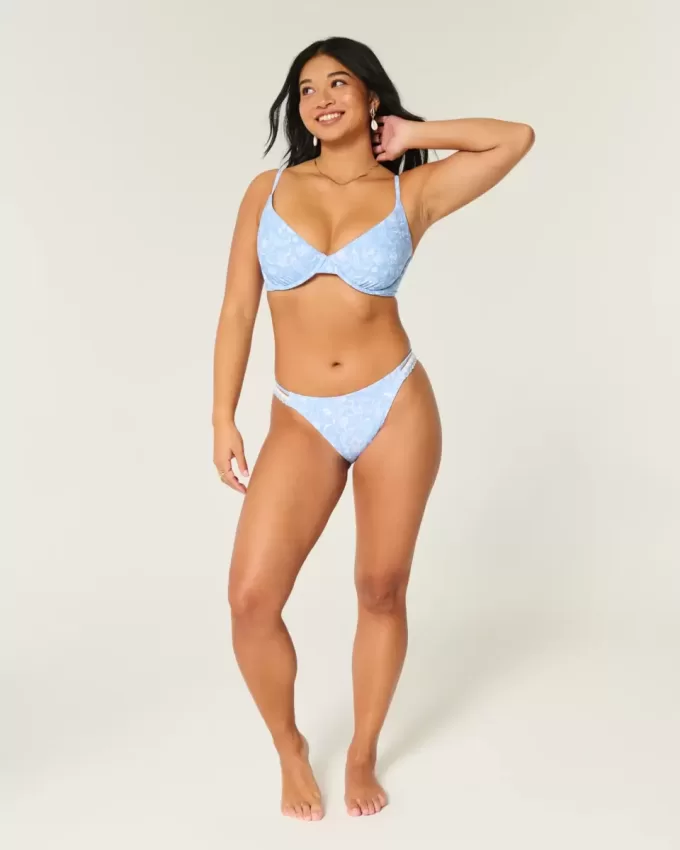 Curvy Bügel-Plunge-Bikinioberteil