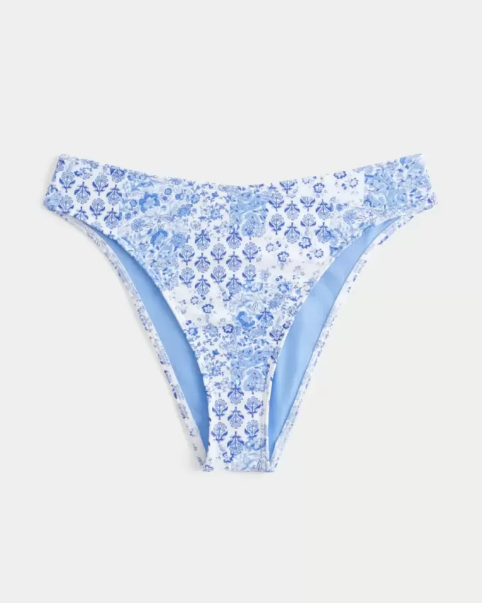 Curvy High-Leg High-Waist Cheeky Bikinihose