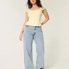 Curvy High-Rise Baggy-Jeans in mittlerer Waschung Curvy High-Rise Baggy-Jeans in mittlerer Waschung