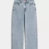 Curvy High-Rise Baggy-Jeans in mittlerer Waschung Curvy High-Rise Baggy-Jeans in mittlerer Waschung