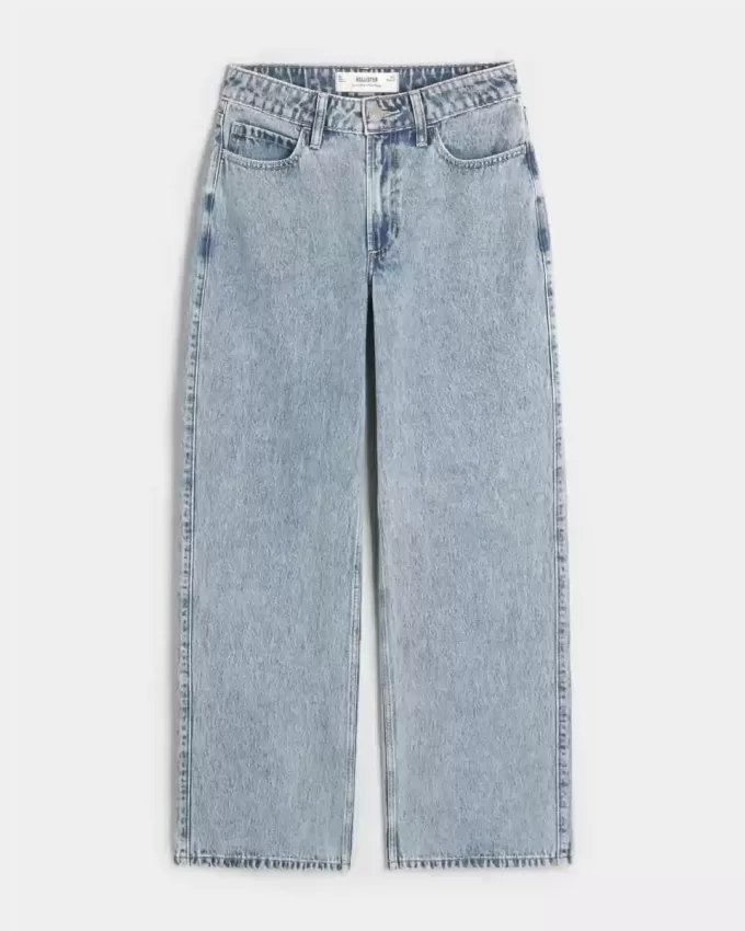 Curvy High-Rise Baggy-Jeans in mittlerer Waschung Curvy High-Rise Baggy-Jeans in mittlerer Waschung