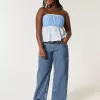 Curvy Low Rise Baggy-Jeans in mittlerer Waschung Curvy Low Rise Baggy-Jeans in mittlerer Waschung