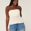 Curvy Low-Rise-Shortie-Shorts aus Denim in mittlerer Waschung