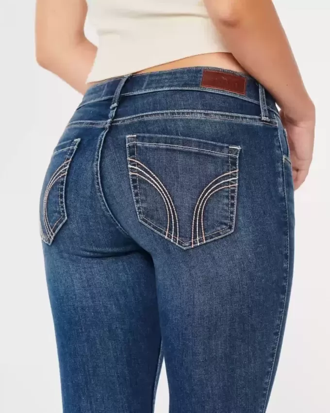 Curvy Low Rise Super Skinny Jeans in dunkler Waschung Curvy Low Rise Super Skinny Jeans in dunkler Waschung