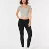Curvy Low Rise Super Skinny Jeans in Schwarz Curvy Low Rise Super Skinny Jeans in Schwarz