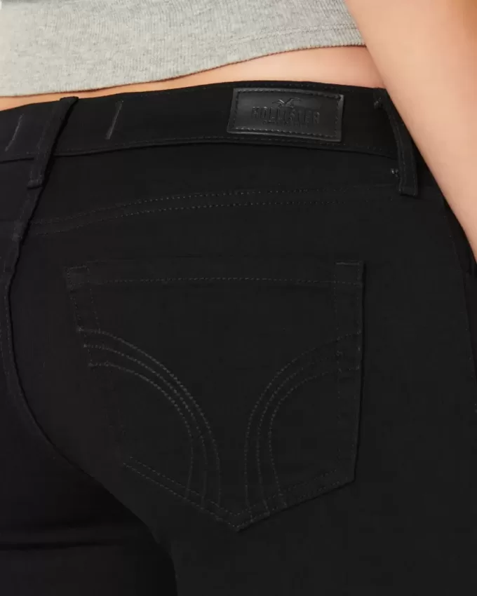 Curvy Low Rise Super Skinny Jeans in Schwarz Curvy Low Rise Super Skinny Jeans in Schwarz
