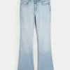 Curvy Mid-Rise Boot-Jeans in heller Waschung