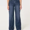 Curvy Ultra High Rise Baggy-Jeans in dunkler Waschung Curvy Ultra High Rise Baggy-Jeans in dunkler Waschung
