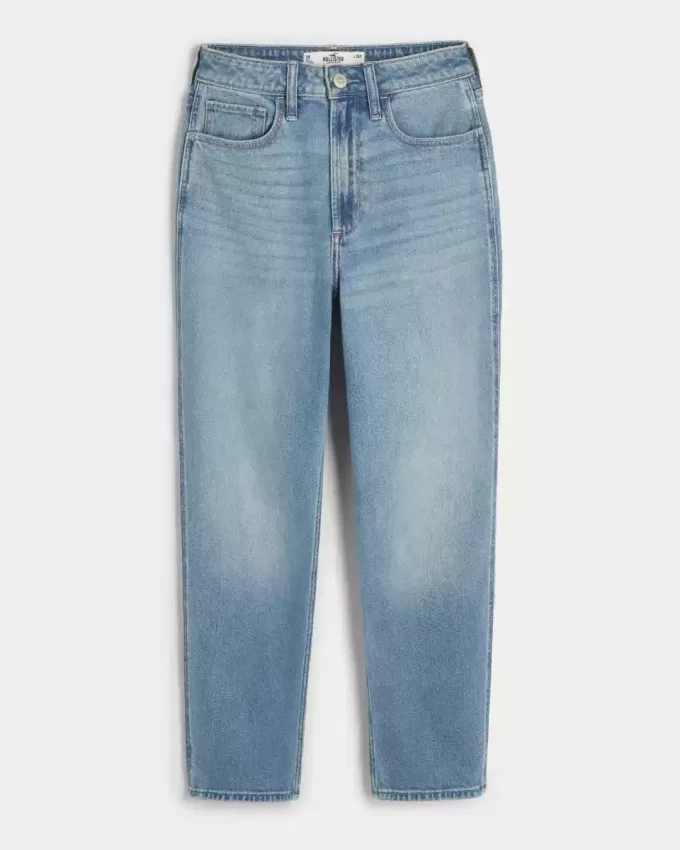 Curvy Ultra High Rise Mom-Jeans in mittlerer Waschung