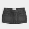 Denim Micro Mini Skort