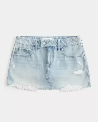 Denim-Mini-Skort