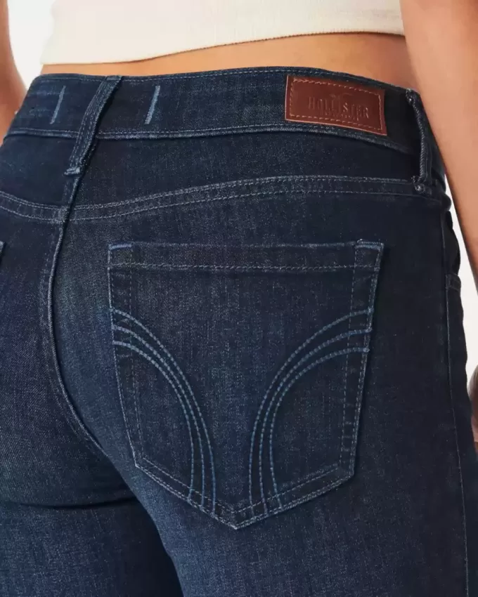 Dunkel verwaschene Low-Rise-Super-Skinny-Jeans Dunkel verwaschene Low-Rise-Super-Skinny-Jeans