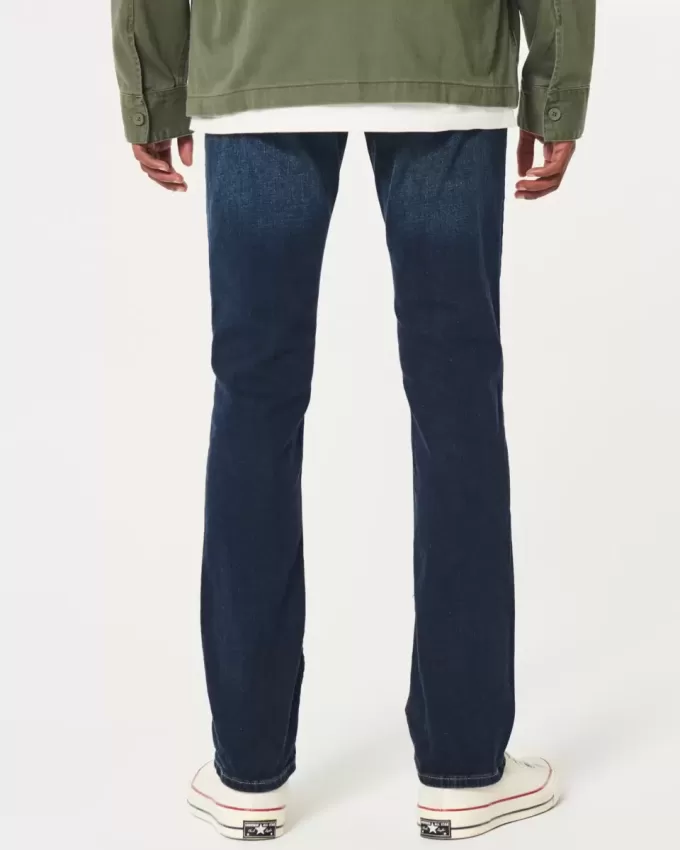 Dunkel verwaschene Slim Straight Jeans Dunkel verwaschene Slim Straight Jeans