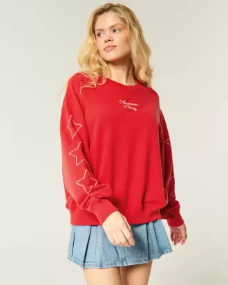 Easy American Honey Rundhals-Sweatshirt mit Grafik