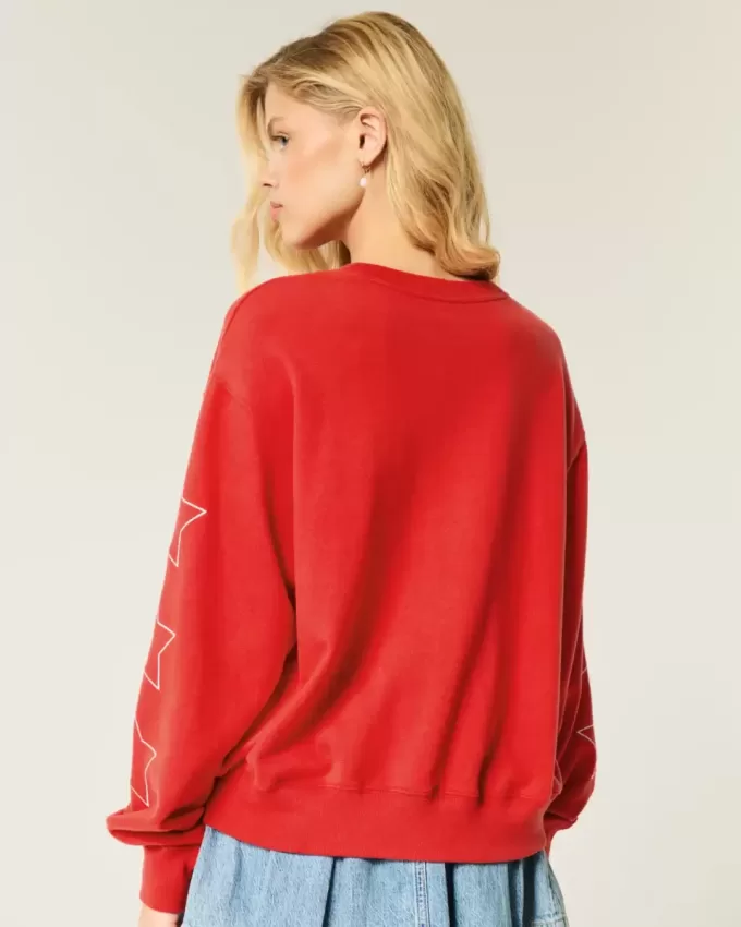 Easy American Honey Rundhals-Sweatshirt mit Grafik Easy American Honey Rundhals-Sweatshirt mit Grafik