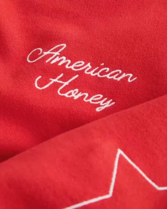 Easy American Honey Rundhals-Sweatshirt mit Grafik Easy American Honey Rundhals-Sweatshirt mit Grafik