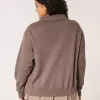 Easy Copenhagen – Sweatshirt mit Grafik und halbem Reißverschluss Easy Copenhagen – Sweatshirt mit Grafik und halbem Reißverschluss