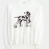 Easy Dog Graphic Rundhalspullover Easy Dog Graphic Rundhalspullover