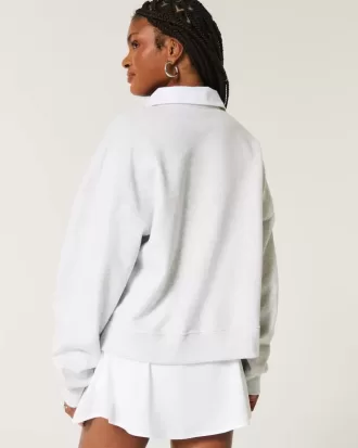 Easy Fleece West Village Rugby-Poloshirt mit Grafik