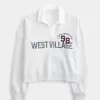 Easy Fleece West Village Rugby-Poloshirt mit Grafik Easy Fleece West Village Rugby-Poloshirt mit Grafik