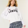 Easy London Fußball-Sweatshirt mit Grafik Easy London Fußball-Sweatshirt mit Grafik